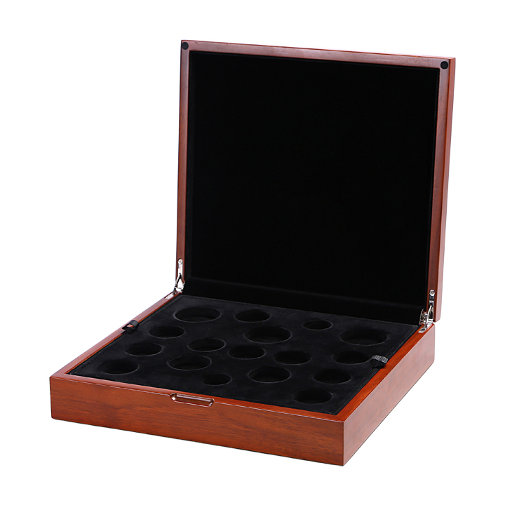 Gold Coin Storage Wooden Box